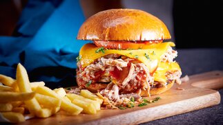 Pulled Pork Burger, 3023, Verbier 4Vallées